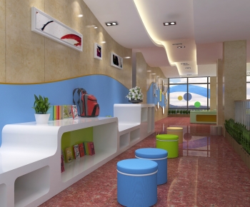 Modern Kindergarten Hall-ID:849693064