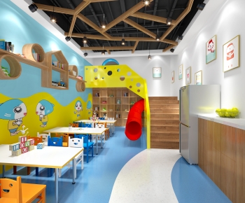 Modern Kindergarten Classrooms-ID:593378072