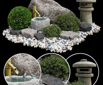 New Chinese Style Rockery Waterscape-ID:324512005