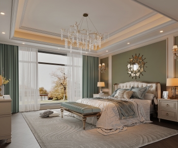 American Style Bedroom-ID:711540942