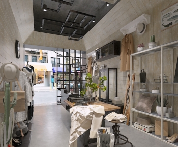 Industrial Style Clothing Store-ID:740129945