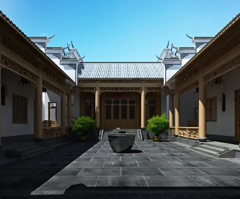 New Chinese Style Courtyard/landscape-ID:543029079