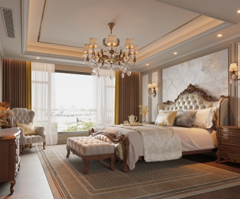 American Style Bedroom-ID:259331943