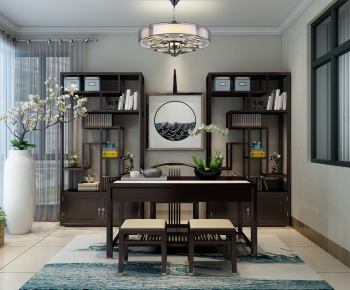 New Chinese Style Study Space-ID:445849954