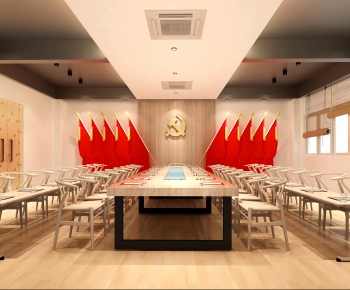 New Chinese Style Meeting Room-ID:628142123