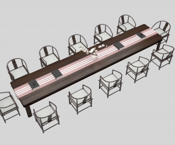 New Chinese Style Conference Table-ID:277865891