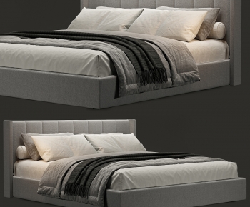 Modern Double Bed-ID:475559238