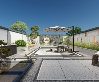 New Chinese Style Courtyard/landscape-ID:280530939