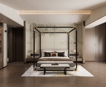 New Chinese Style Bedroom-ID:286607032