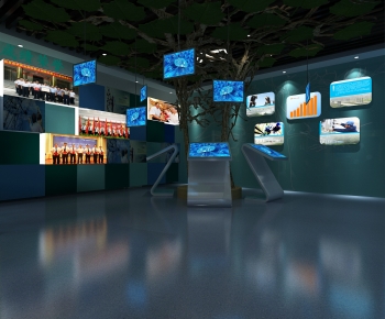 Modern Exhibition Hall-ID:804563055