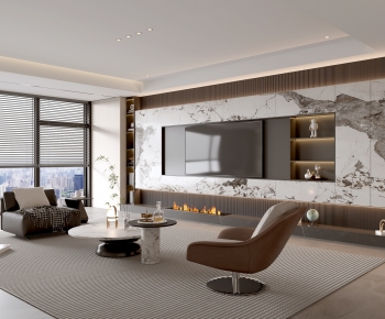 Modern A Living Room-ID:943192964