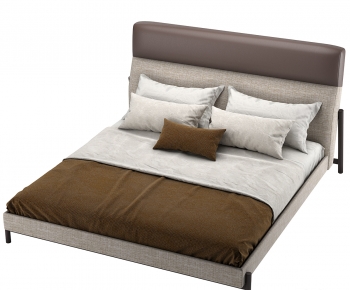 Modern Double Bed-ID:315676939