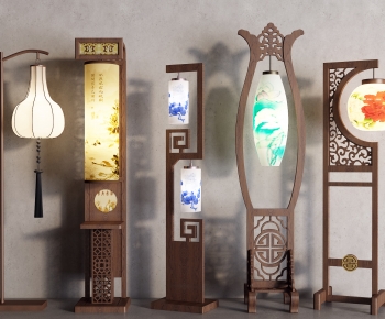 New Chinese Style Floor Lamp-ID:702282918