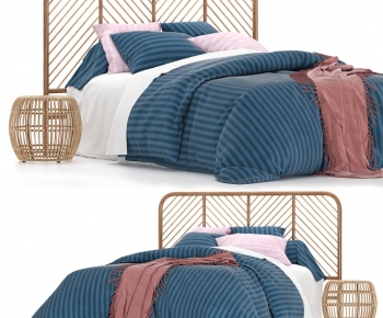 Modern Double Bed-ID:324358942