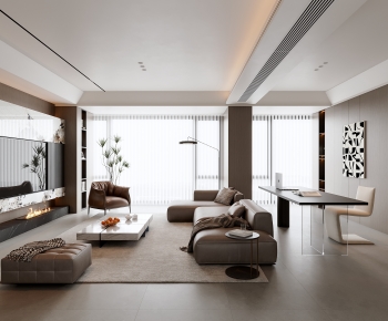 Modern A Living Room-ID:395859002