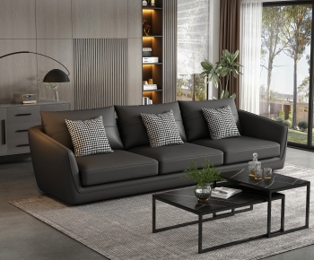 Modern Three-seat Sofa-ID:895402913