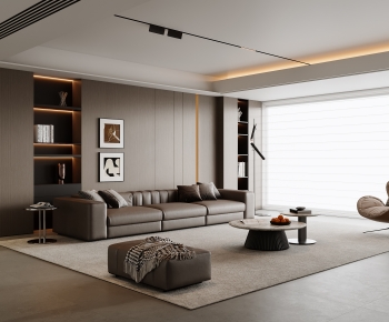 Modern A Living Room-ID:408371934