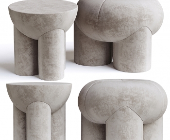 Wabi-sabi Style Stool-ID:589777952