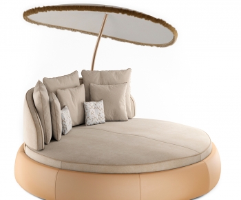 Modern Round Bed-ID:147624028