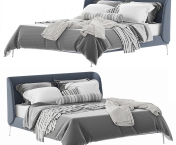 Modern Double Bed-ID:723973993