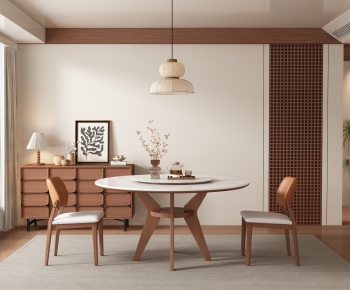 Wabi-sabi Style Dining Room-ID:113569023