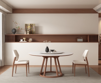 Wabi-sabi Style Dining Room-ID:661902901