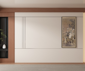 Wabi-sabi Style TV Wall-ID:201517112