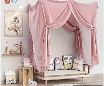 Modern Child's Bed-ID:530388122