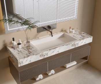 Modern Bathroom Cabinet-ID:402229071