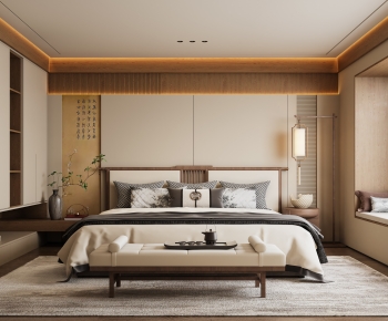 New Chinese Style Bedroom-ID:847414026