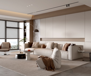 Modern A Living Room-ID:987982032