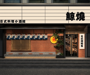 日式料理店门头-ID:163887989