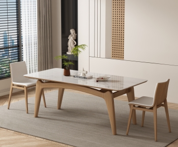 Wabi-sabi Style Dining Table And Chairs-ID:161113026