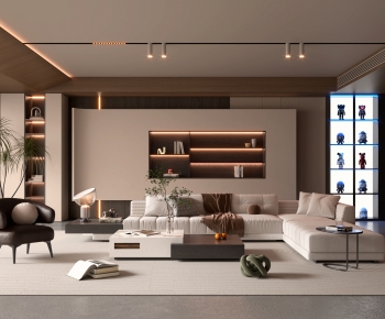 Modern A Living Room-ID:582520969