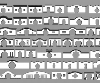 Chinese Style Fence-ID:273226989