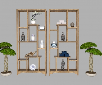 Wabi-sabi Style Shelving-ID:374835972