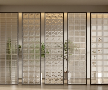 Modern Glass Screen Partition-ID:237911947