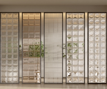 Modern Glass Screen Partition-ID:219465978