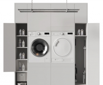 Modern Laundry Cabinet-ID:777369021