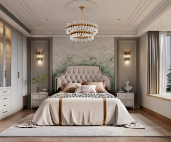 American Style Bedroom-ID:246371036