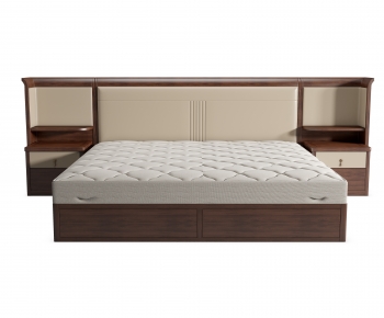 Modern Double Bed-ID:578866008