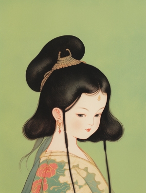 二次元卡通动漫可爱人物装饰画-ID:248794082