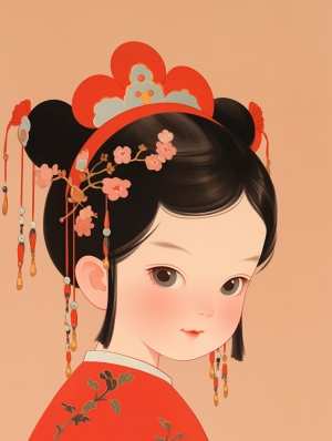 二次元卡通动漫可爱人物装饰画-ID:957951079