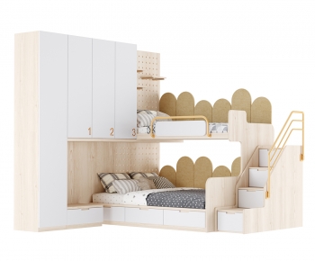 Modern Bunk Bed-ID:536798959