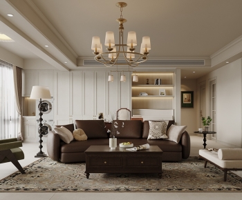 French Style A Living Room-ID:694331883