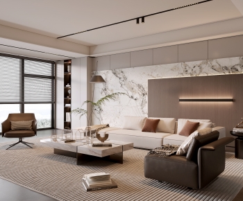 Modern A Living Room-ID:707165966