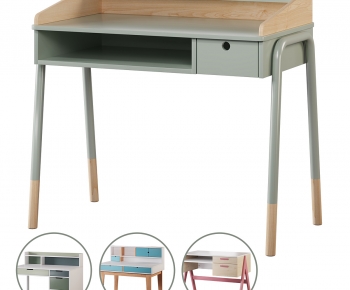 Modern Computer Desk And Chair-ID:878873111