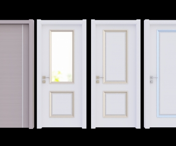 Simple European Style Solid Wood Door-ID:752939948