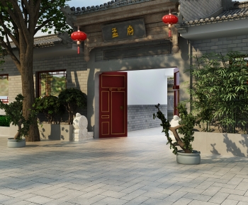 Chinese Style Courtyard/landscape-ID:956758982