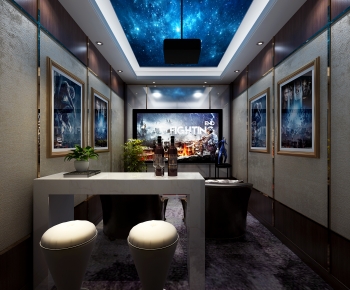 Modern Audiovisual Room-ID:605223897